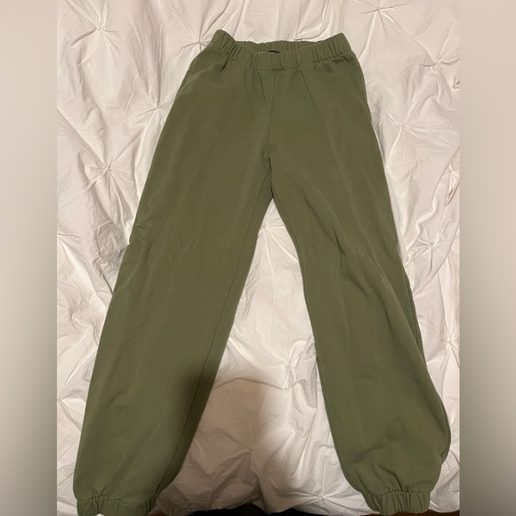 Green, Brandy Melville sweatpants. - Picture 2 of 3